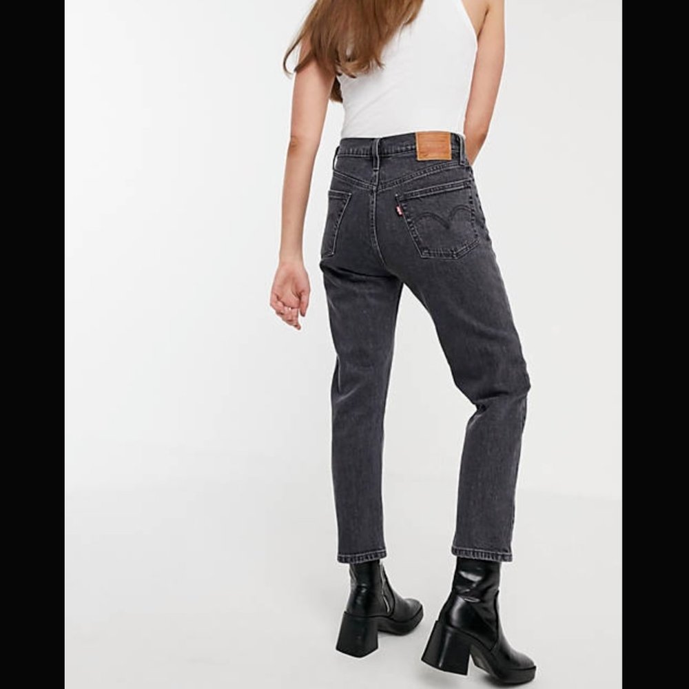 Washed Black Levi's 501 Original Fit Jeans